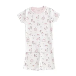 Noomie Baby Sleepwear*- Baby Girl Unicorn World Short Sleeve Pajama Set
