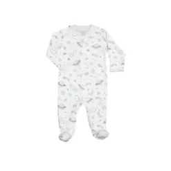 Noomie Baby Sleepwear*- Baby Girl Zipper Footie Universe Magic