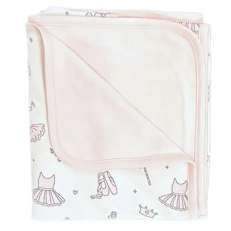 Noomie Blankets & Quilts*- Ballerina Cotton Baby Blanket