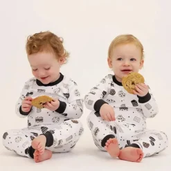 Noomie Baby Sleepwear*- Cookies Long Sleeve Pajama Set