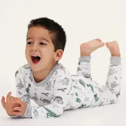 Noomie Baby Sleepwear*- Dinosaurs Long Sleeve Pajama Set