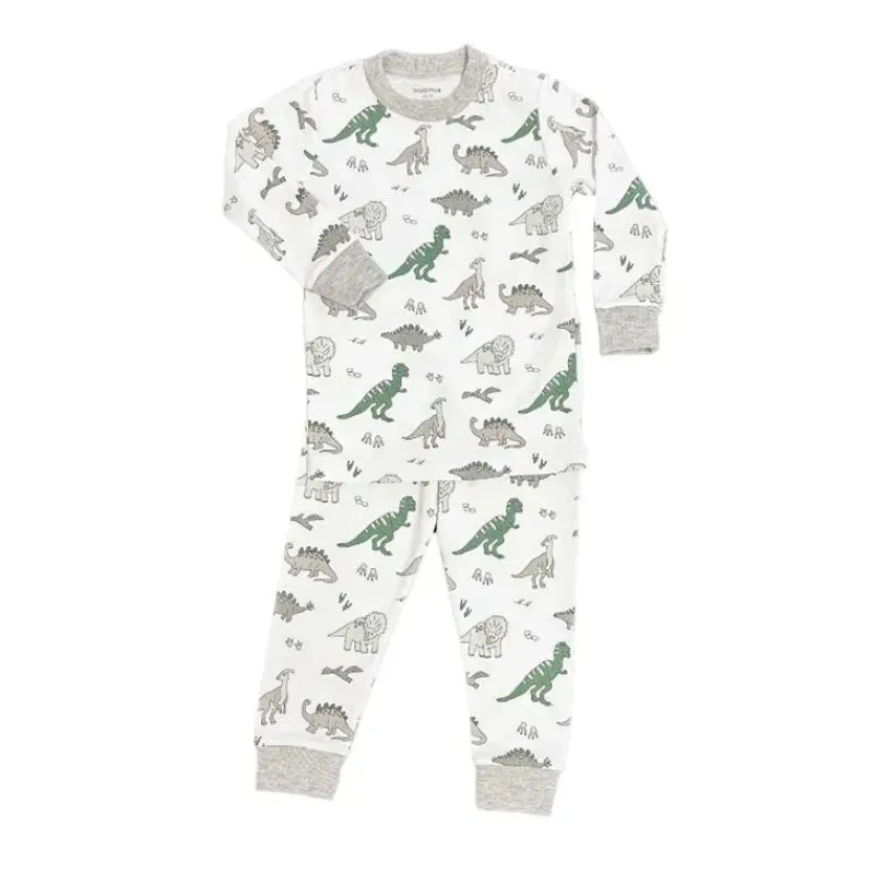 Noomie Baby Sleepwear*- Dinosaurs Long Sleeve Pajama Set