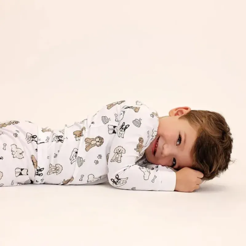 Noomie Baby Sleepwear*- Doggie Day Care Long Sleeve Pajama Set