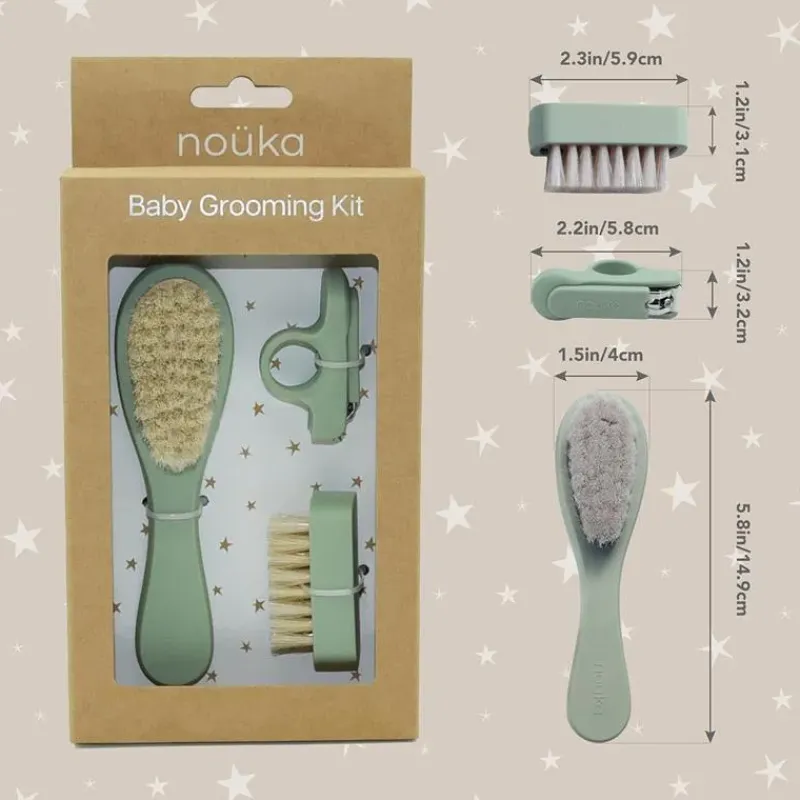 Nouka Grooming*- Baby Grooming Kit, Soft Blush