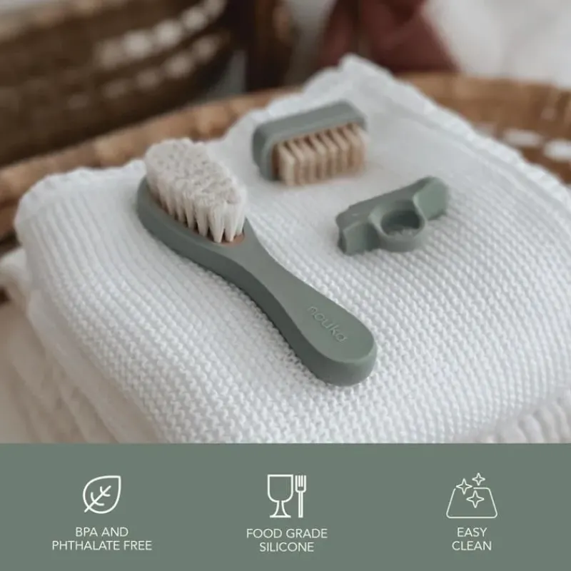 Nouka Grooming*- Baby Grooming Kit, Soft Blush