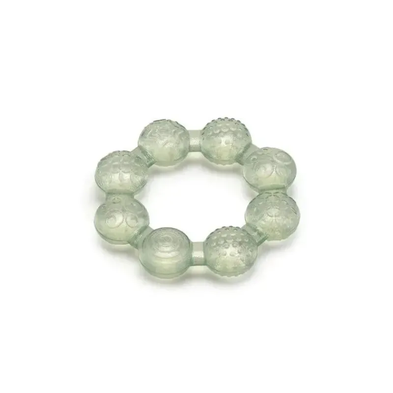 Nouka Rattles & Teethers|Toys For 0-12 Months*- Cooling Ring Teether, Moss
