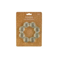 Nouka Rattles & Teethers|Toys For 0-12 Months*- Cooling Ring Teether, Moss