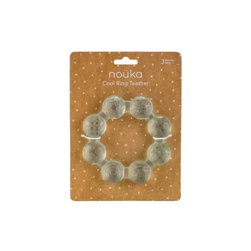 Nouka Rattles & Teethers|Toys For 0-12 Months*- Cooling Ring Teether, Moss