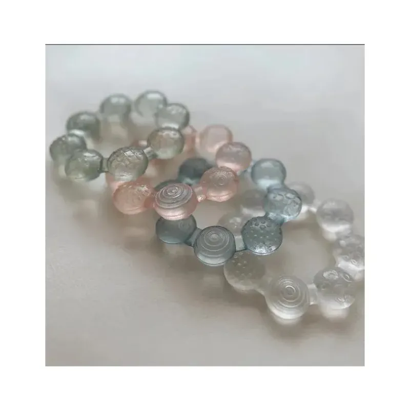 Nouka Rattles & Teethers|Toys For 0-12 Months*- Cooling Ring Teether, Bloom