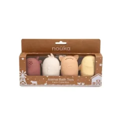 Nouka Bath Toys*- Farm Animal Bath Toys Earth Set