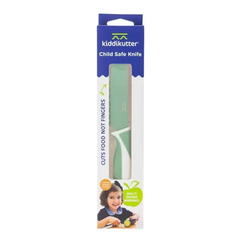 Nouka Utensils & Accessories|Dishes, Utensils & Food Containers*- Kiddkutter Child Safe Knife, Sea Green