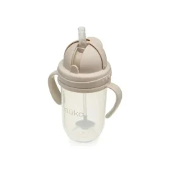 Nouka Straw, Sippy & Training Cups|Dishes, Utensils & Food Containers*- Non- Spill Weighted Straw Cup 9 Oz, Soft Sand