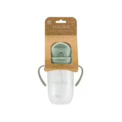 Nouka Straw, Sippy & Training Cups|Dishes, Utensils & Food Containers*- Non- Spill Weighted Straw Cup 9 Oz, Soft Sand