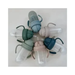 Nouka Straw, Sippy & Training Cups|Dishes, Utensils & Food Containers*- Non- Spill Weighted Straw Cup 9 Oz, Soft Sand