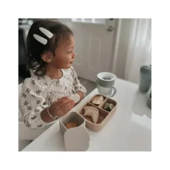 Nouka Lunch Boxes & Bags|Lunch Box*- Small Silicone Sealed Snack Box, Leaf