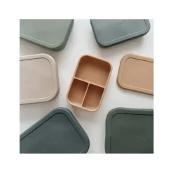 Nouka Lunch Boxes & Bags|Lunch Box*- Small Silicone Sealed Snack Box, Leaf