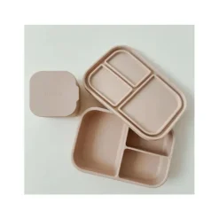 Nouka Lunch Boxes & Bags|Lunch Box*- Small Silicone Sealed Snack Box, Leaf