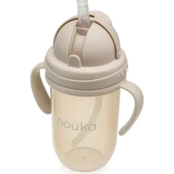 Nouka Straw, Sippy & Training Cups|Dishes, Utensils & Food Containers*- Straight Straw Cup, Soft Sand