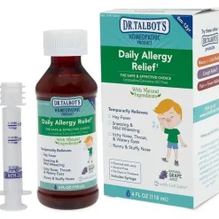 Nuby Pain & Fever Relief*- 4 Oz Homeopathic Dr Talbots Allergy Relief