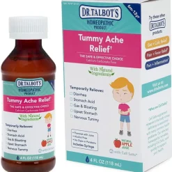 Nuby Pain & Fever Relief*- 4 Oz Homeopathic Dr Talbots Tummy Ache Relief