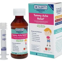 Nuby Pain & Fever Relief*- 4 Oz Homeopathic Dr Talbots Tummy Ache Relief