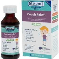 Nuby Cough & Cold*- 4 Oz Homeopathic Dr Talbots Cough Relief