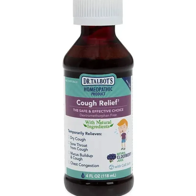 Nuby Cough & Cold*- 4 Oz Homeopathic Dr Talbots Cough Relief