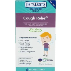Nuby Cough & Cold*- 4 Oz Homeopathic Dr Talbots Cough Relief