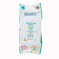 Nuby Oral & Nasal Care*- All Natural Baby Tooth & Gum Wipes 48Ct