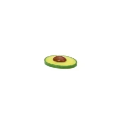 Nuby Toys For 0-12 Months|Gift For Baby*- All Silicone Fruit Teether Avocado With Pit