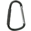 Nuby Storage & Organizers*- Aluminum Stroller Hook With Black Rubber Handle