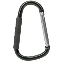 Nuby Storage & Organizers*- Aluminum Stroller Hook With Black Rubber Handle