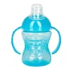 Nuby Straw, Sippy & Training Cups|Dishes, Utensils & Food Containers*- Boy No Spill Super Spout Trainer Cup 8Oz, Bright Blue