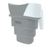 Nuby Bath Accessories & Organization*- Collapsible Bath Rinse Pail In, White/Gray