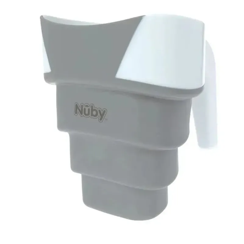 Nuby Bath Accessories & Organization*- Collapsible Bath Rinse Pail In, White/Gray
