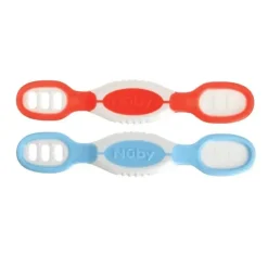 Nuby Utensils & Accessories|Dishes, Utensils & Food Containers*- Dip & Scoop Spoons, 2 Pack, Boy