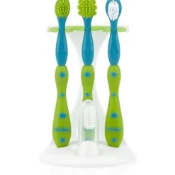 Nuby Oral & Nasal Care*- Dr Talbots 4 Pc Tooth & Gum Care Set, Aqua/Green