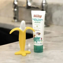 Nuby Oral & Nasal Care*- Dr. Talbot's Banana Brush Toddler Toothpaste Combo
