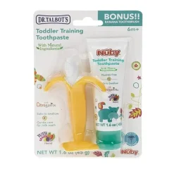 Nuby Oral & Nasal Care*- Dr. Talbot's Banana Brush Toddler Toothpaste Combo