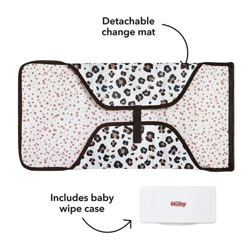 Nuby Changing Pads & Covers*- Dr Talbots Classic Leopard Print Changing Pad, With Case