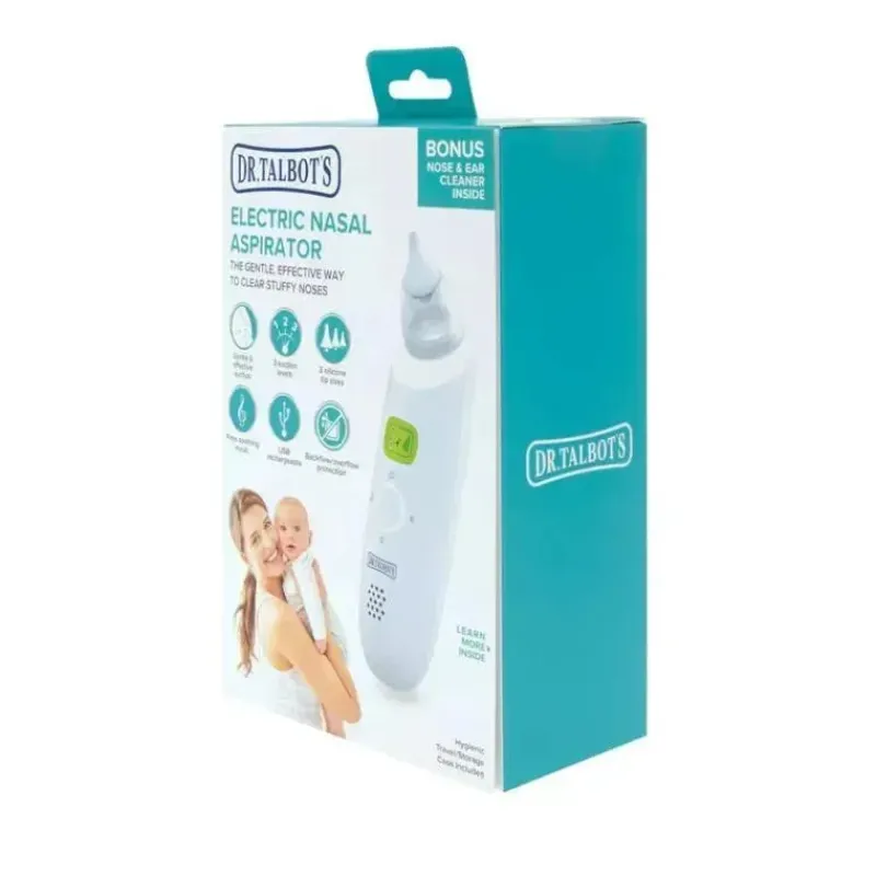 Nuby Oral & Nasal Care*- Dr. Talbot's Electric Nasal Aspirator with 2-Pack Nose & Ear Cleaners