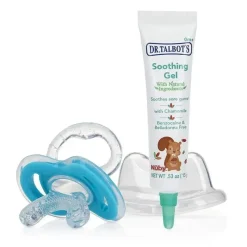 Nuby Toys For 0-12 Months|Gift For Baby*- Dr. Talbot's Naturally Soothing Gel + Gum - EEZ Teether