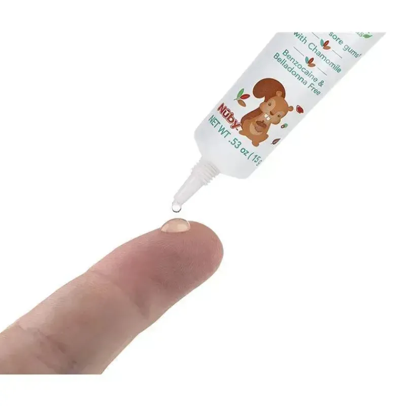Nuby Toys For 0-12 Months|Gift For Baby*- Dr. Talbot's Naturally Soothing Gel + Gum - EEZ Teether