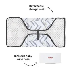 Nuby Changing Pads & Covers*- Dr. Talbot's Portable Changing Pad Chevron with Case