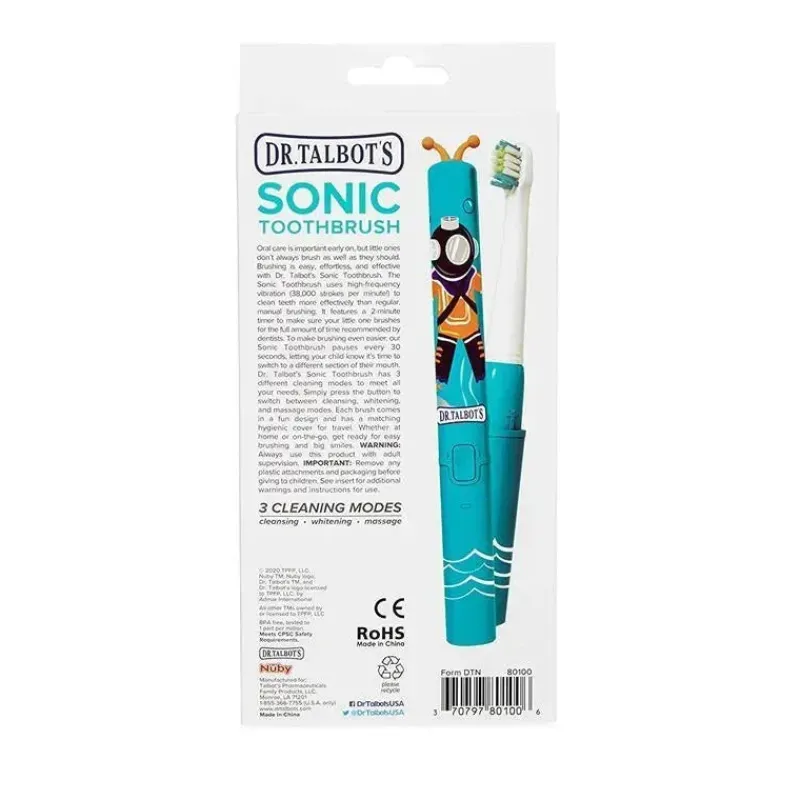 Nuby Oral & Nasal Care*- Dr Talbots Scuba Diver Sonic Toothbrush