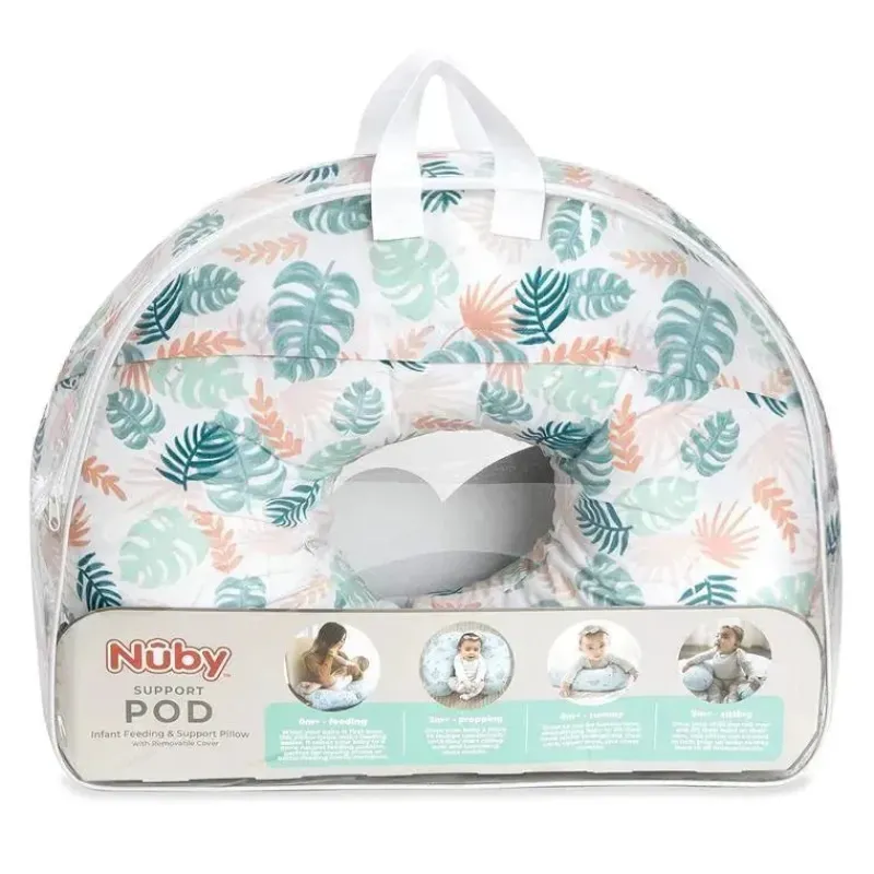 Nuby Pillows & Head Support*- Dr. Talbot's Support Pod Infant and Breastfeeding Nursing Pillow | Tropical