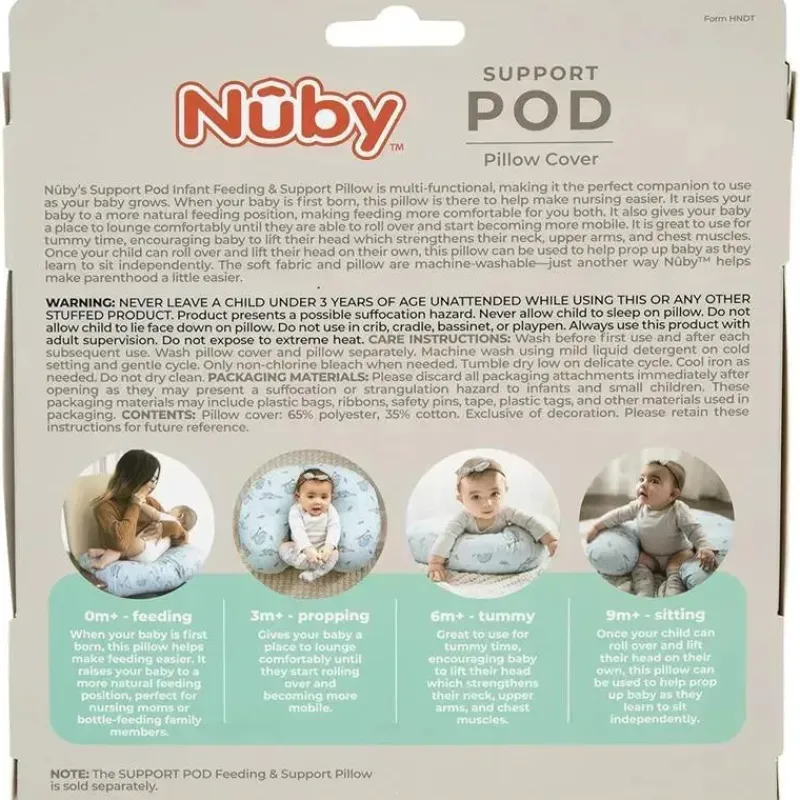 Nuby Nursing Pillows*- Dr Talbots Zoo Animal Print Nursing Pillow Cover Set