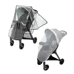 Nuby Weather Shields & Nets*- Eco Stroller Weather Shield & Insect Netting Set