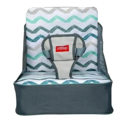 Nuby Seats & Booster Chairs*- Fabric Collapsible Booster Seat With Straps, Chevron