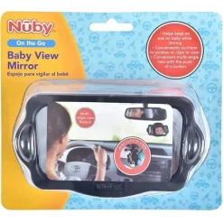 Nuby Mirrors & Safety*- Flat Back Seat Mirror Black